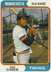 1974 Topps Baseball Cards      050      Rod Carew